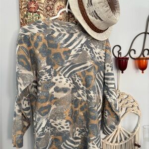 Animal Print Sweater